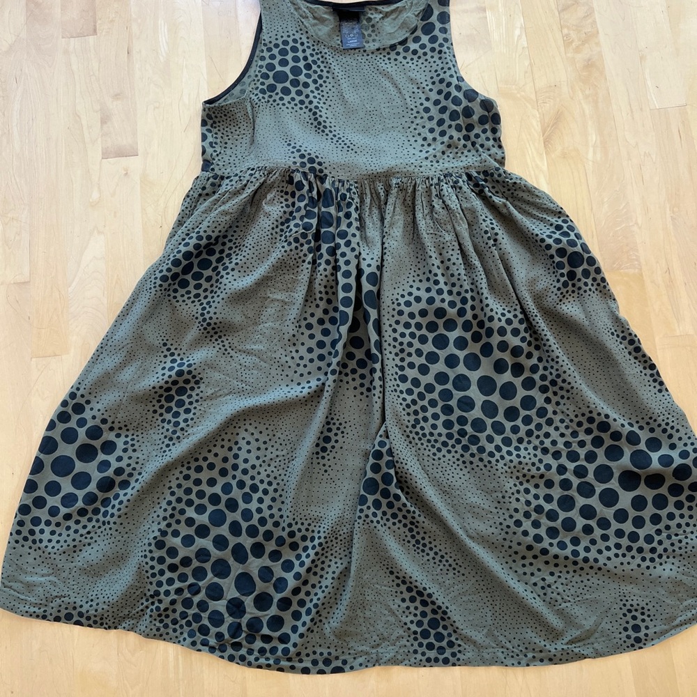 Nooworks Dress with Black Polka Dots